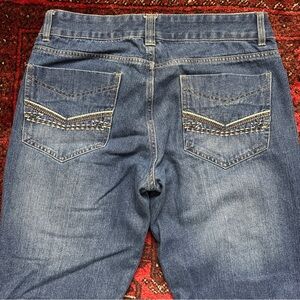 ACX Vintage embroidered back pocket jeans Mens Size 34